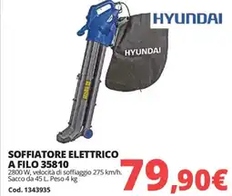 Brico Io Hyundai soffiatore elettrico a filo 35810 offerta