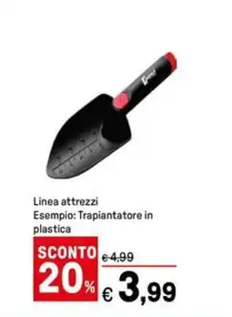 Iper La Grande Linea attrezzi Trapiantatore in plastica offerta