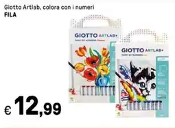 Iper La Grande Giotto Artlab, colora con i numeri FILA offerta