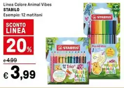 Iper La Grande Linea Colore Animal Vibes STABILO offerta
