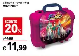 Iper La Grande Valigetta Travel K-Pop MULTIPRINT offerta
