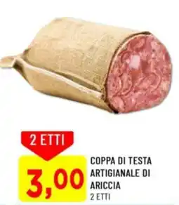 DPiù Coppa di testa artigianale di ariccia offerta