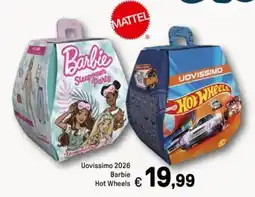 Iper La Grande Uovissimo 2026 Barbie Hot Wheels offerta