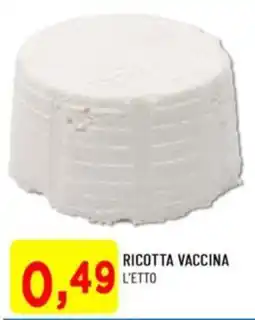 DPiù Ricotta vaccina offerta
