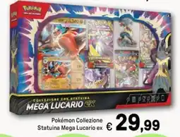 Iper La Grande Pokemon Collezione Statuina Mega Lucario ex offerta