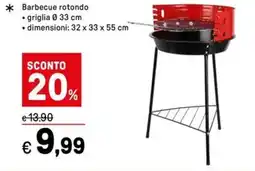 Iper La Grande Barbecue rotondo offerta