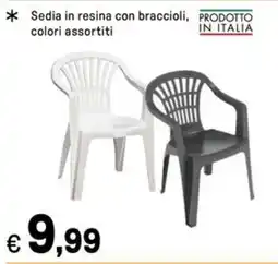 Iper La Grande Sedia in resina con braccioli offerta