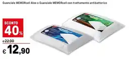 Iper La Grande Guanciale MEMORcell Aloe o Guanciale con trattamento antibatterico offerta