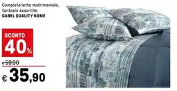 Iper La Grande Completo letto matrimoniale GABEL QUALITY HOME offerta