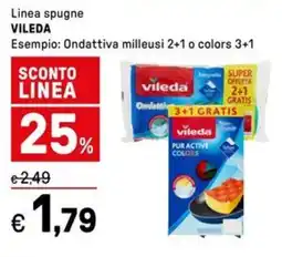 Iper La Grande Linea spugne VILEDA offerta