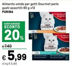 Iper La Grande Alimento umido per gatti Gourmet perleCapolavori Agusto PURINA offerta