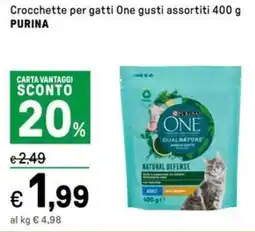 Iper La Grande Crocchette per gatti One PURINA offerta