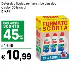 Iper La Grande Detersivo liquido per lavatrice classico o color DIXAN offerta