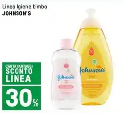 Iper La Grande Linea Igiene bimbo JOHNSON'S offerta