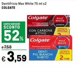 Iper La Grande Dentifricio Max MAX WHITE COLGATE offerta