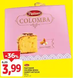DPiù Pastisseri colomba senza canditi astuccio offerta