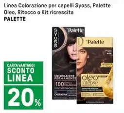 Iper La Grande Linea Colorazione per capelli Syoss, Palette Oleo, Ritocco o Kit ricrescita PALETTE offerta