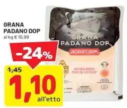 DPiù Agriform grana padano dop offerta