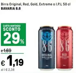 Iper La Grande Birra Original, Red, Gold, Extreme o I.P.L BAVARIA 8.6 offerta