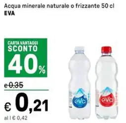 Iper La Grande Acqua minerale naturale o frizzante EVA offerta