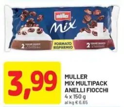 DPiù Muller mix multipack anelli fiocchi offerta