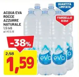 DPiù Acqua eva rocce azzurre naturale offerta