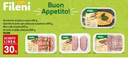 Iper La Grande Arrosticini di pollo e suino, Spiedini di pollo con salsiccia e peperoni FILENI offerta