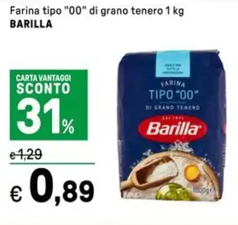 Iper La Grande Farina tipo "00" di grano tenero BARILLA offerta