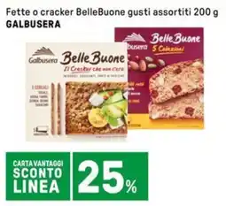 Iper La Grande Fette o cracker Belle Buone GALBUSERA offerta