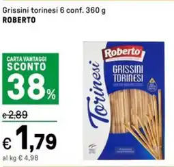Iper La Grande Grissini torinesi 6 conf. ROBERTO offerta