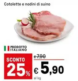 Iper La Grande Cotolette e nodini di suino offerta