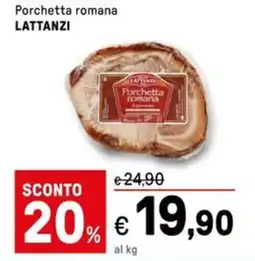 Iper La Grande Porchetta romana LATTANZI offerta