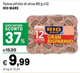 Iper La Grande Tonno all'olio di oliva RIO MARE offerta