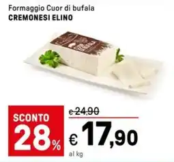 Iper La Grande Formaggio Cuor di bufala CREMONESI ELINO offerta