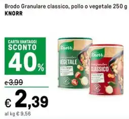 Iper La Grande Brodo Granulare classico, pollo o vegetale KNORR offerta