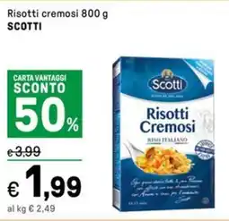Iper La Grande Risotti cremosi SCOTTI offerta