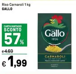 Iper La Grande Riso Carnaroli GALLO offerta