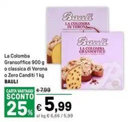 Iper La Grande La Colomba Gransoffice o classica di Verona o Zero Canditi BAULI offerta