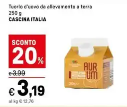 Iper La Grande Tuorlo d'uovo da allevamento a terra CASCINA ITALIA offerta