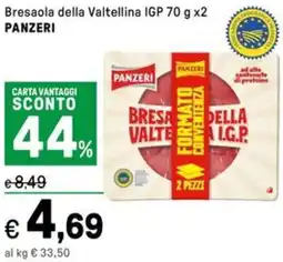 Iper La Grande Bresaola della Valtellina IGP PANZERI offerta