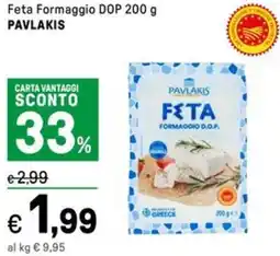 Iper La Grande Feta Formaggio DOP PAVLAKIS offerta
