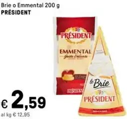 Iper La Grande Brie o Emmental PRÉSIDENT offerta