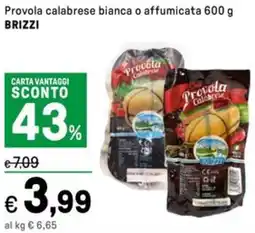 Iper La Grande Provola calabrese bianca o affumicata BRIZZI offerta