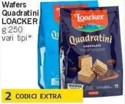 Sidis Wafers Quadratini LOACKER offerta