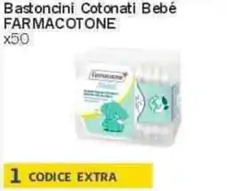 Sidis Bastoncini Cotonati Bebé FARMACOTONE x50 offerta