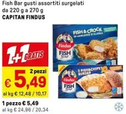 Iper La Grande Fish Bar surgelati CAPITAN FINDUS offerta