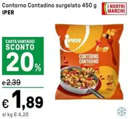 Iper La Grande Contorno Contadino surgelato IPER offerta