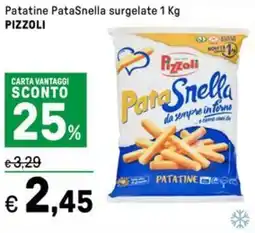Iper La Grande Patatine PataSnella surgelate PIZZOLI offerta