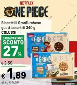 Iper La Grande Biscotti il GranTurchese COLUSSI offerta