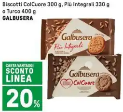 Iper La Grande Biscotti ColCuore, Più Integrali o Turco offerta